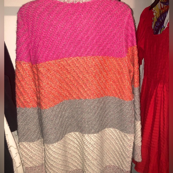 American Eagle Color Blocked Cardigan - Picture 2 of 4